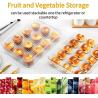 Buy cheap Refrigerator Organizer Bins,Food Storage Container With Lids For Fruit, Vegetables, Bacon Meat Cheese Keeper from wholesalers