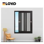 luxury Brown Waterproof Tempered Glass Sliding Window Door Lock