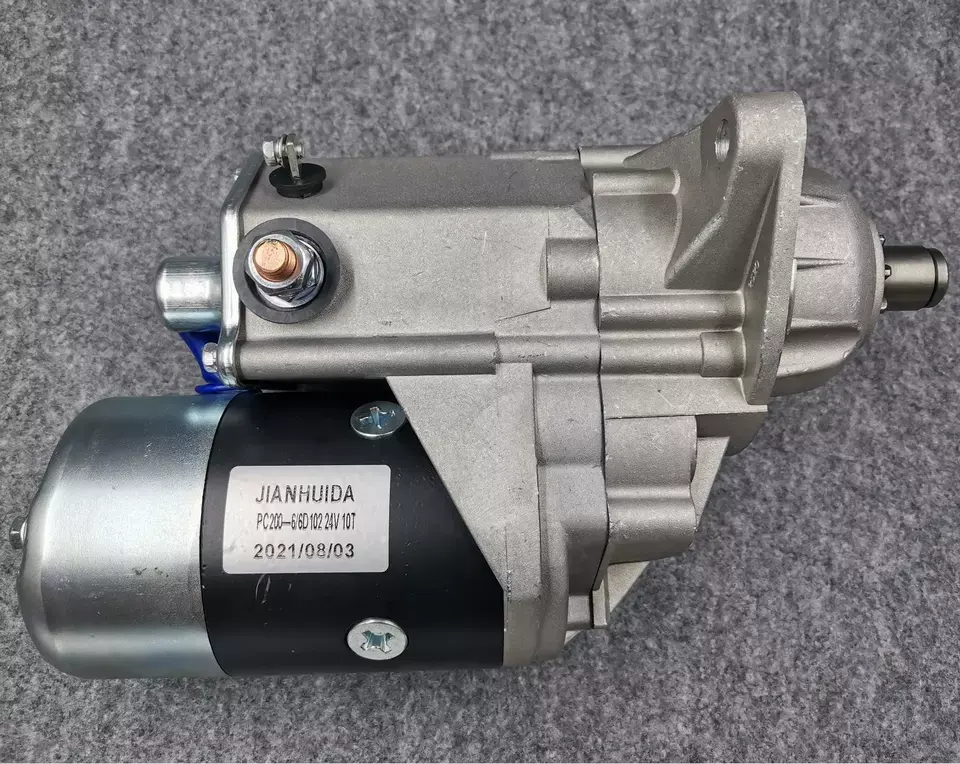 228000-0631 24V Starter Motor for Komatsu Excavator PC200-6 PC200-7 6D102 Diesel Engine Cummins 4BT3.9