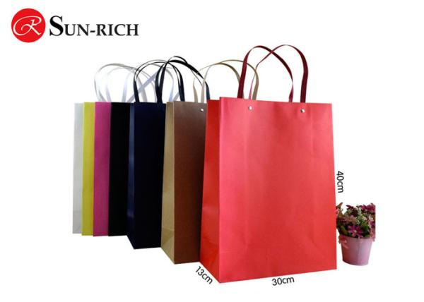 Buy cheap Wholesale Small Paper Gift Bag With Flat Paper Rope Handle from wholesalers