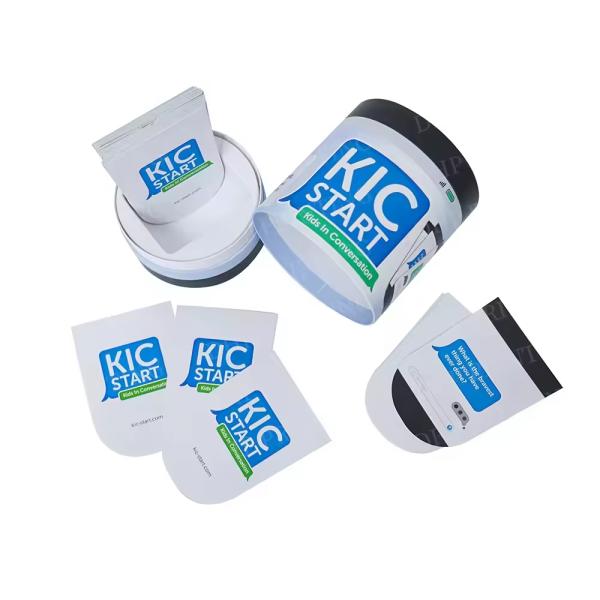 Buy cheap High Contrast Baby Flashcards Custom Visual Stimulation Learning Activity Cards Round Box from wholesalers