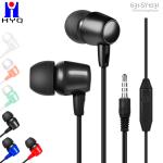 Multi Color Wired In Ear Earphones 90dB Bass Stereo Headphones