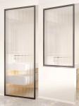 8mm Fluted Glass Interior Door CCC Tempered Patterned Glass For Hotel