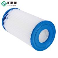 Buy cheap PP Blue white 10*4.5inch High Flow Above Ground Swimming Pool Cartridge Filter product
