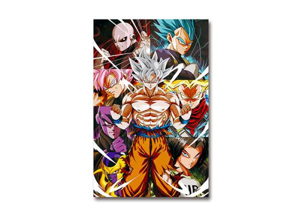 PET Lenticular Flip 3D Lenticular Triple Transition Dragon Ball Goku Anime
