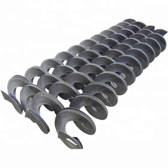 Continuous Cold Rolled Flight Sus304 Spiral Blade Centerless Screw Ground Shaftless