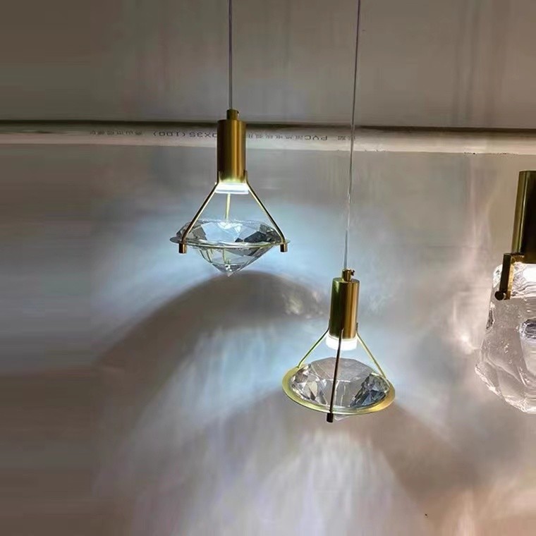 Modern Designer Lamp Decorative Indoor Crystal Suspension Light Pendant Lamp