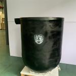 150kg Capacity Zinc Melting Crucible Round Shape Excellent Corrosion Resistance