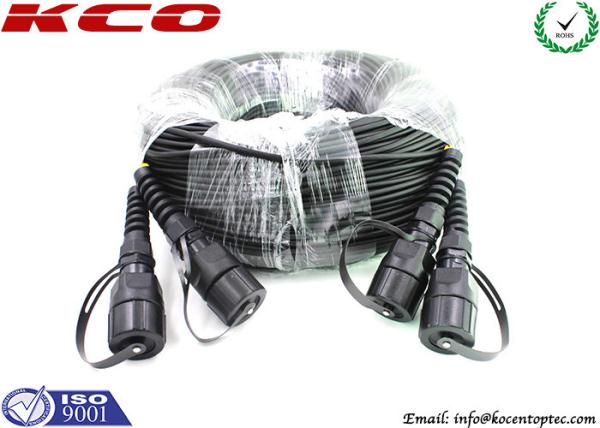 Buy cheap Long 8 Core Outdoor Fiber Optic Patch Cable , Armored Network Cable from wholesalers