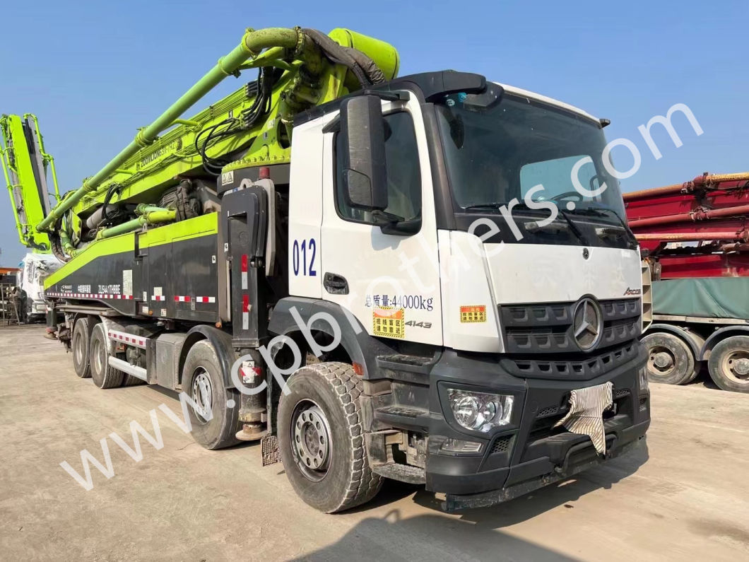 2020 Zoomlion 62m Used Concrete Pump on Mercedes Benz
