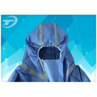 Buy cheap Non Woven Fabric Durable Disposable Coverall Suit White Chemical Resistant product