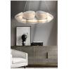 Buy cheap Modern Acrylic LED Chandeliers Living Room Creative Nordic Atmospheric Restaurant Ring Chandelier(WH-AP-558) from wholesalers