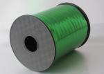 Cake box 3 / 8" Width 250y Length , Green Metallic christmas Curling ribbon