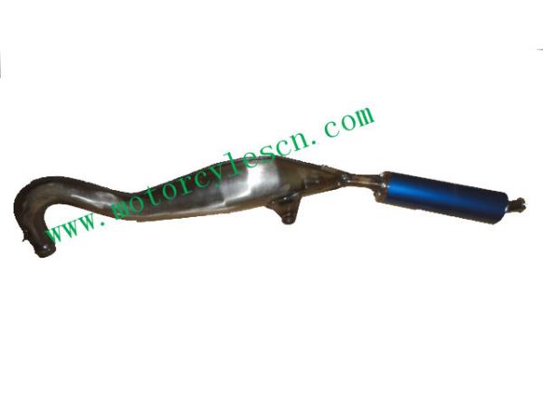 50cc Gas 2-stroke 4-stroke PGD50 Scooter sile Muffler Carbon fiber muffler Refit