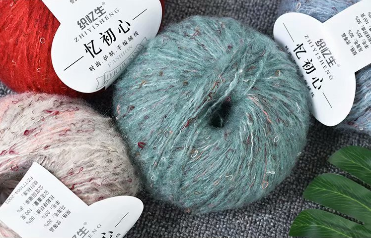 Recyclable Chunky Cotton Acrylic Blend Yarn Multipurpose Practical