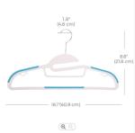 40.9cm Metal Cloth Hanger , Green Metal Shirt Hangers