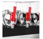 Professional Commercial 3 Flavor Frozen Slush Machine 220v 360 Degree Wrap