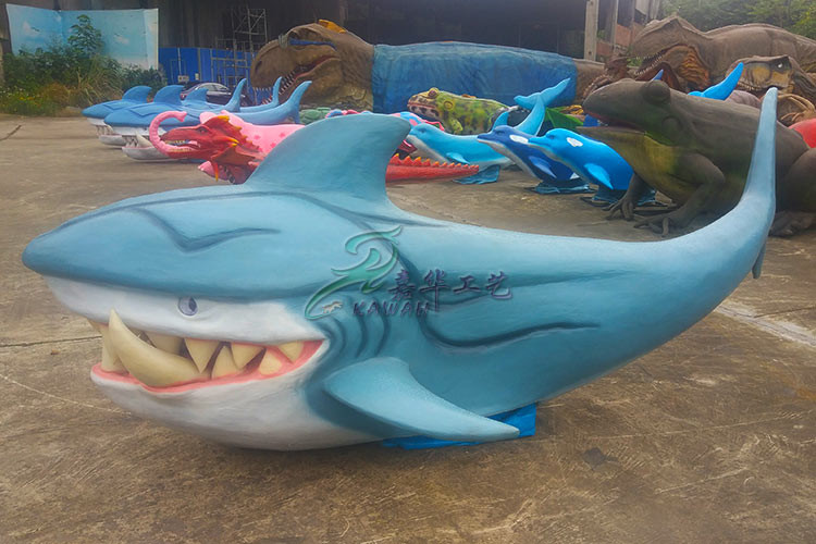 Artificial Fiberglass Whale High Durability With Excellent Anti Fading Ability