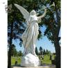 Buy cheap Trumpeting Angel Statue Garden Marble Sculpture Life Size Handcarved Cemetery Decoration Large Outdoor from wholesalers