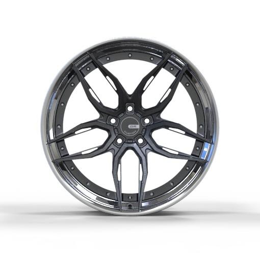 Buy cheap ET30 Three Piece Forged Wheels 8.5J 22 Inch 3 Piece Rims from wholesalers