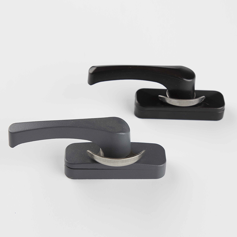 American Style UPVC Crescent Moon Lock Window Modern Design with Zinc/Aluminum Alloy