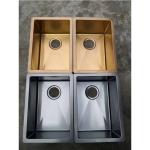 Kitchen Wash Basin Water Sink Rose Gold Color Black Color PVD Vacuum Coating