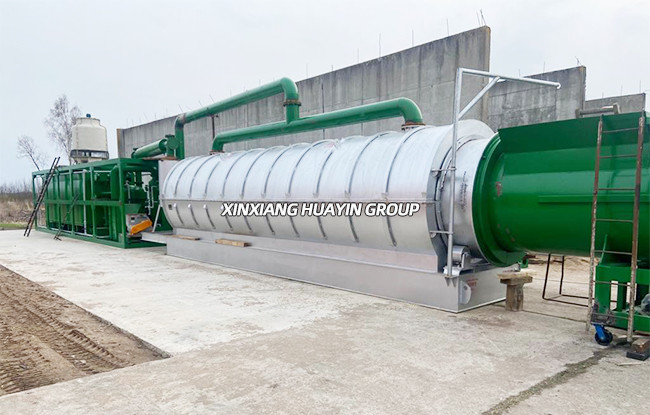 High Efficiency Pyrolysis Plant Waste Tyres To Fuel Machinery