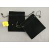 Buy cheap Black Drawstring Velvet Gift Bag For Jewelry Package Environmental Friendly from wholesalers