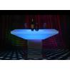 Buy cheap Glowing Illuminated Bar Tables 15 Colors Metal Stand 12 Months Warranty from wholesalers