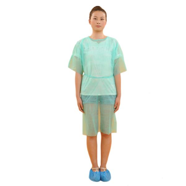 Buy cheap disposable non woven patient gown green hospital patient wear protective gowns from wholesalers