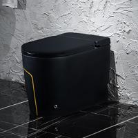 Buy cheap One Piece Black Smart Intelligent Toilet Sanitary Ware 615*360*455mm product