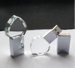 Promotional USB Stick Gift 8GB 16GB 10 ~ 30MB / S Durable Crystal With LED