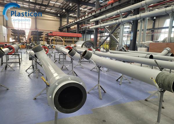 Buy cheap DN1000 12m Fiberglass Reinforced Pipe With Flange Connection from wholesalers