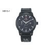 Buy cheap Date Display Men's Quartz Watch Black And Brown Leather Band M513 from wholesalers