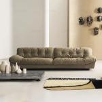 Latest Design 3-Seater Luxury Leather Couch Living Room Sofas Home Furniture