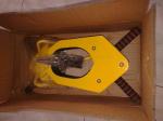 Yellow A3 Steel Anti Theft Wheel Lock 2.0mm Thick For Police Lock Cars