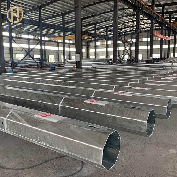 Buy cheap 10 - 30M Hot Dip Galvanized Pole ASTM 123 ASTM 153 30FT 10KV - 550KV from wholesalers