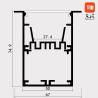 Buy cheap Anodized High Quality Profile Light LED Aluminum , Silver Aluminium Channel Profiles from wholesalers