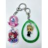 Buy cheap Anime Laser Cut Acrylic Keychains 3mm Thickness Customized Shape from wholesalers