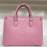 Buy cheap Authentic Crocodile Leather Women Business Travel Handbag Female Laptop Bag Genuine Alligator Skin OL Lady Working Purse from wholesalers