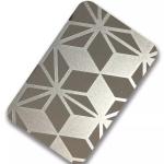 304 Mirror Etched Elevator Stainless Steel Sheet Door Anti Corrosion