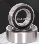 C3 Double Seal Thickened Deep Groove Ball Bearings High Speed 62204-2RS