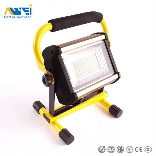 Buy cheap Portable 50W Exterior Flood lights Rechargeable Industrial LED Flood Light Battery Powered for Outdoor Lighting,Camping from wholesalers