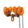 Buy cheap 10 ton Chain Fall Trolley Hand Plain Trolley With Chain for Hoist travelling from wholesalers