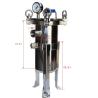 Buy cheap Heavy-Duty 304 Stainless Steel Bag Filter Housing for Industrial Water Treatment from wholesalers