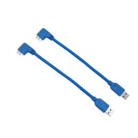 Buy cheap 20cm Usb 3.0 A Male To Micro B Cable 90 Degrees Right Angle USB Cable product