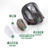 Buy cheap Gas Mask Spray Paint Organic Gas Dust Mask Durable TPE Activated Carbon Face Mask from wholesalers