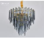 Round Multilayer Crystal Chandelier for Living Room Dining Room kitchen pendant