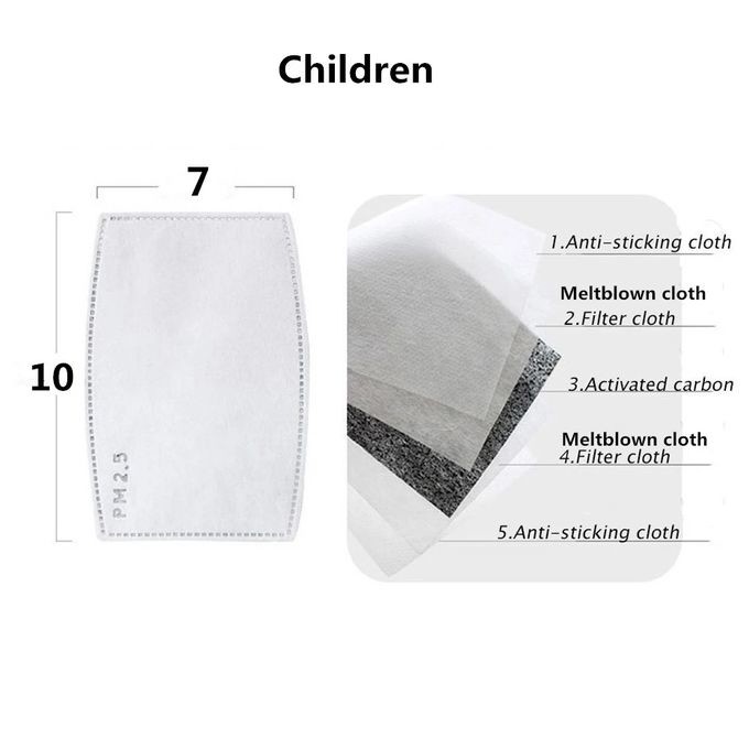 Fiberglass Free Activated Carbon Filter Face Mask For Gardening