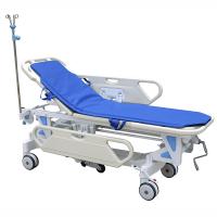 Buy cheap Galvanized Steel Patient Transfer Trolley With Manual Crank 630 - 930mm Height product